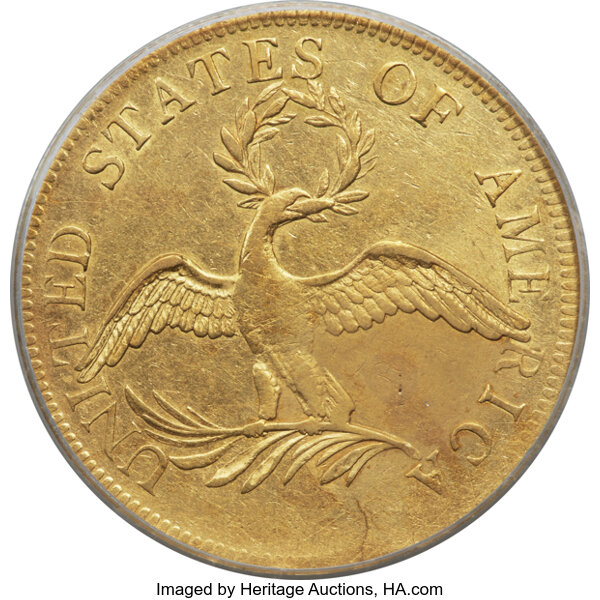 image for: 1795 $10 13 Leaves, BD-2, High R.4, VF30 PCGS....