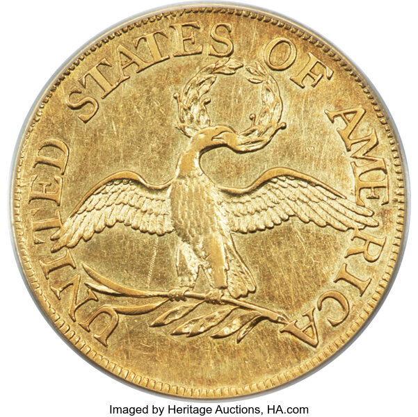 image for: 1795 $5 Small Eagle, BD-3, High R.3, XF45 PCGS....