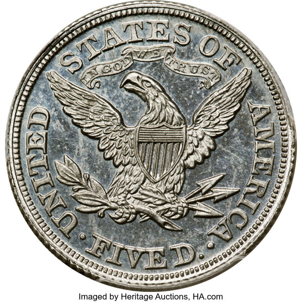 image for: 1868 $5 Five Dollar, Judd-660, Pollock-733, Low R.7, PR64 PCGS....