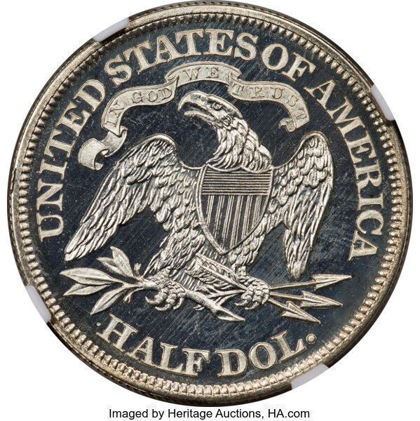 image for: 1871 50c NGC PR67 CAM