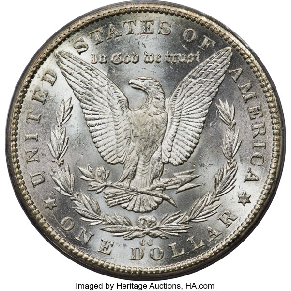 image for: 1893-CC $1  PCGS MS64
