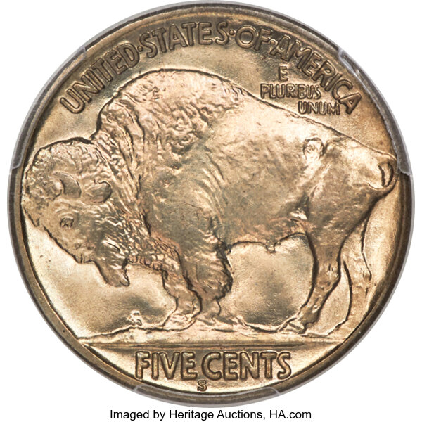 image for: 1923-S 5c PCGS MS65+ CAC