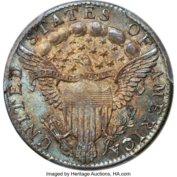 image for: 1798/97 10C 16 Stars Reverse, JR-1, R.3, MS64 PCGS. CAC....