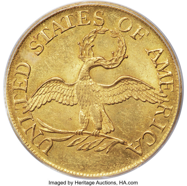 image for: 1795 $5 Small Eagle, BD-3, High R.3, MS64 PCGS....