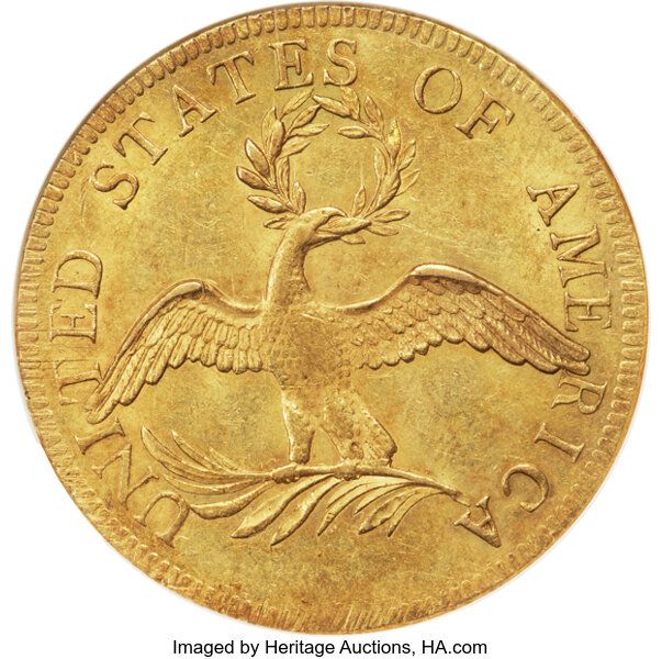 image for: 1795 $10 13 Leaves, BD-1, High R.3, MS61 NGC. CAC....