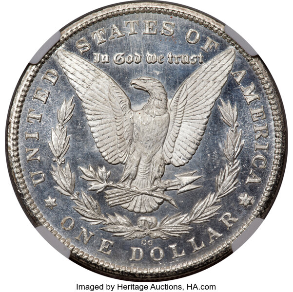 image for: 1880-CC $1 MS66 Deep Prooflike NGC....