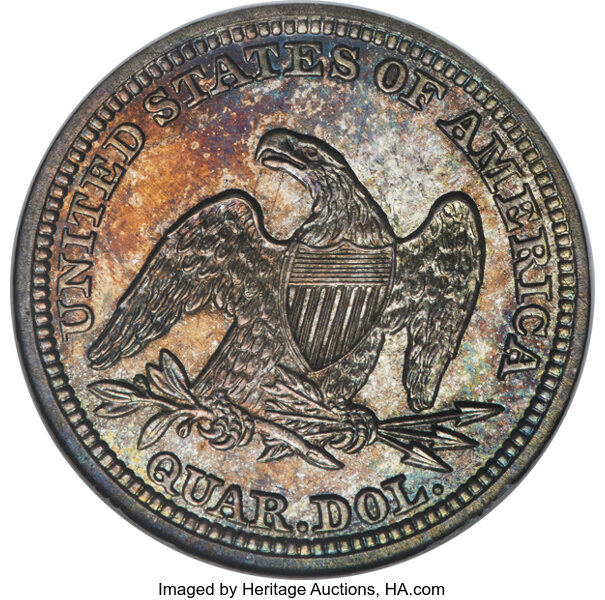 image for: 1846 25c NGC MS66