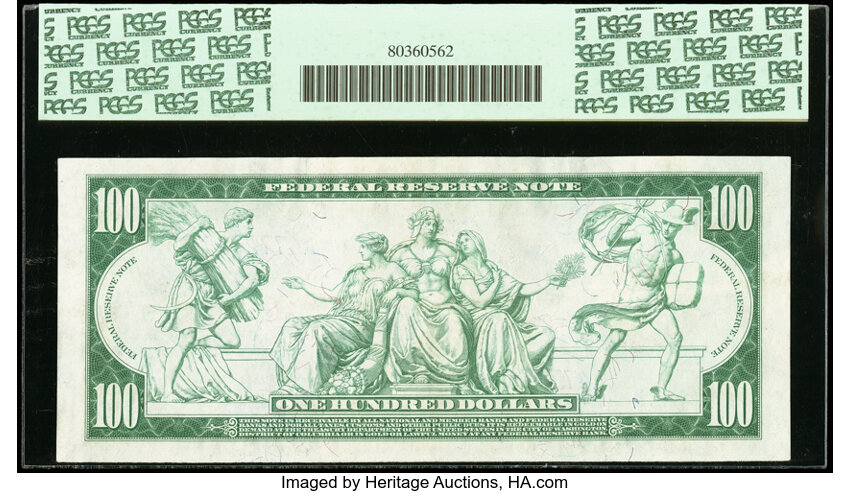 image for: Fr. 1084 $100 1914 Federal Reserve Note PCGS Gem New 65....