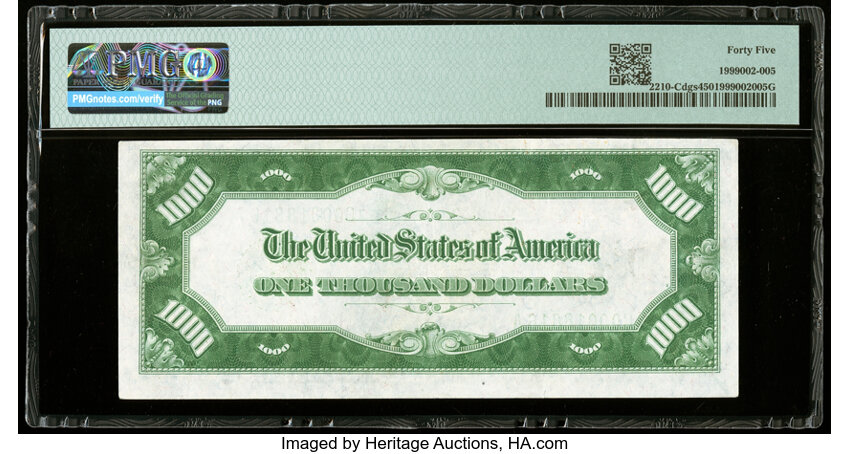 image for: Fr. 2210-C $1,000 1928 Federal Reserve Note. PMG Choice Extremely Fine 45....
