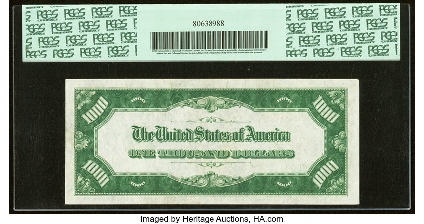image for: Fr. 2210-J $1,000 1928 Federal Reserve Note. PCGS Gem New 66PPQ....