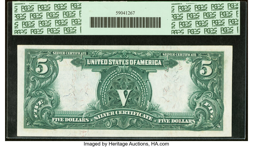 image for: Fr. 272 $5 1899 Silver Certificate PCGS Gem New 66PPQ....