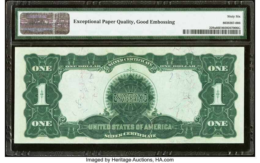 image for: Fr. 229a $1 1899 Silver Certificate PMG Gem Uncirculated 66 EPQ....