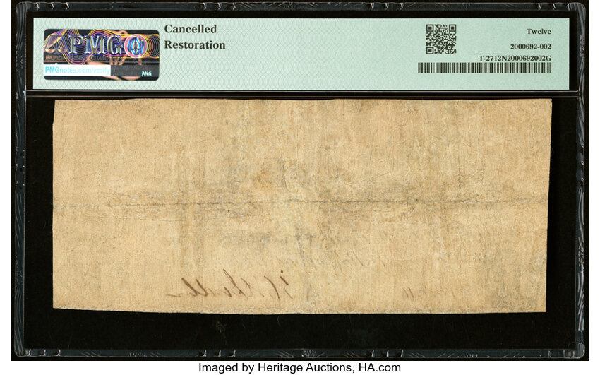 image for: T27 $10 1861 PF-1 Cr. 221 PMG Fine 12 Net....