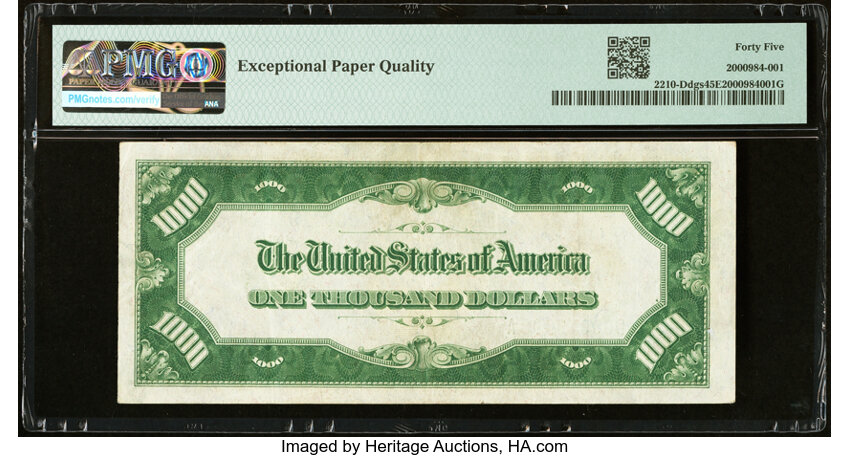 image for: Fr. 2210-D $1,000 1928 Federal Reserve Note. PMG Choice Extremely Fine 45 EPQ....