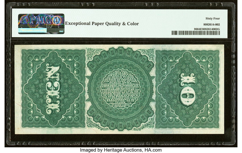 image for: Fr. 96 $10 1869 Legal Tender PMG Choice Uncirculated 64 EPQ....