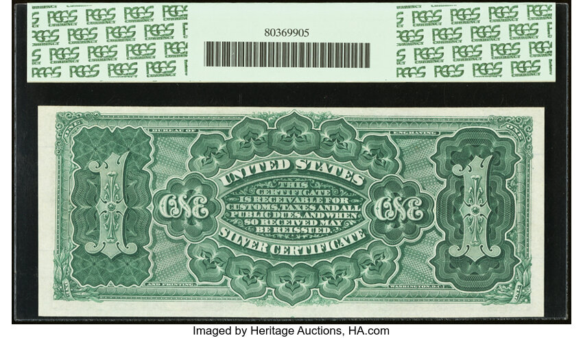 image for: Fr. 221 $1 1886 Silver Certificate PCGS Gem New 65PPQ....
