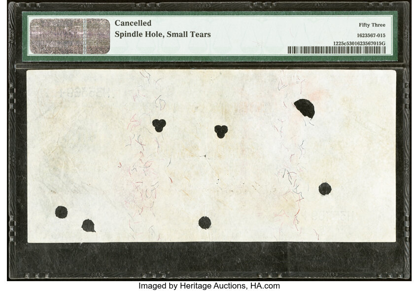 image for: Fr. 1225c $10,000 1900 Gold Certificate PMG About Uncirculated 53....