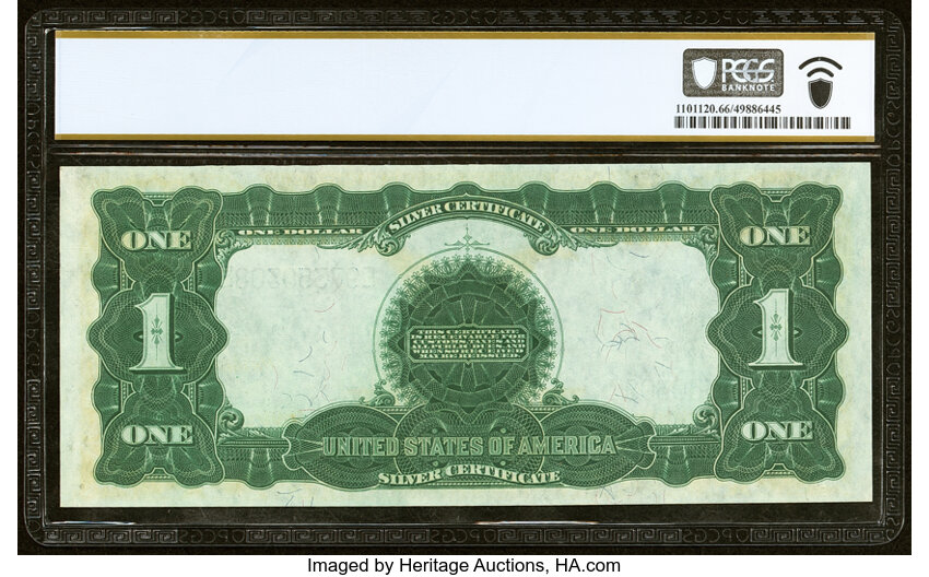 image for: Fr. 230 $1 1899 Silver Certificate PCGS Banknote Gem Unc 66 PPQ....
