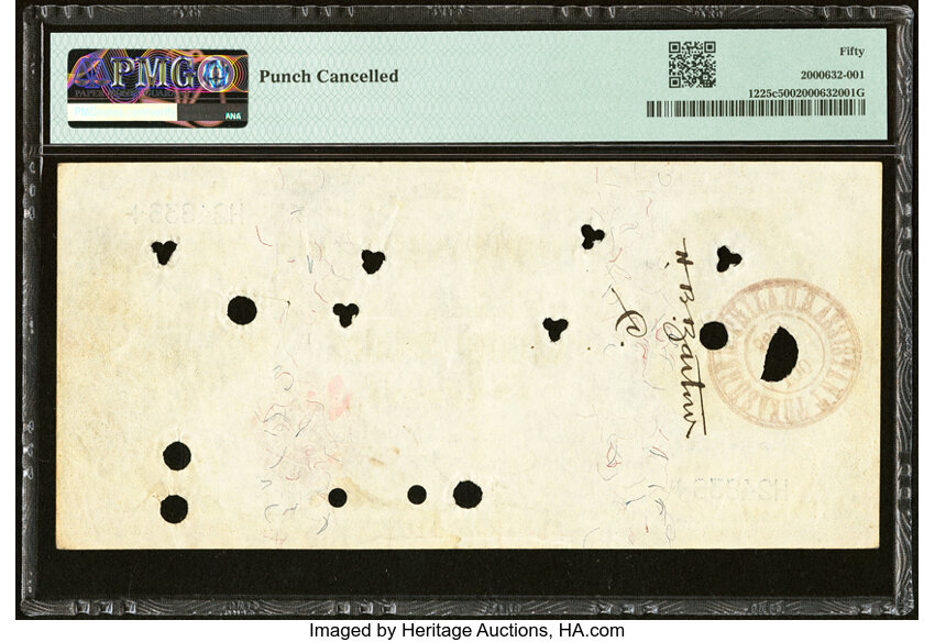 image for: Fr. 1225c $10,000 1900 Gold Certificate PMG About Uncirculated 50....