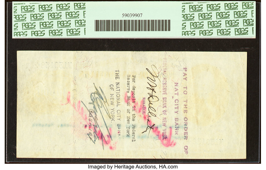 image for: Fr. 1225h $10,000 1900 Gold Certificate PCGS Extremely Fine 40....