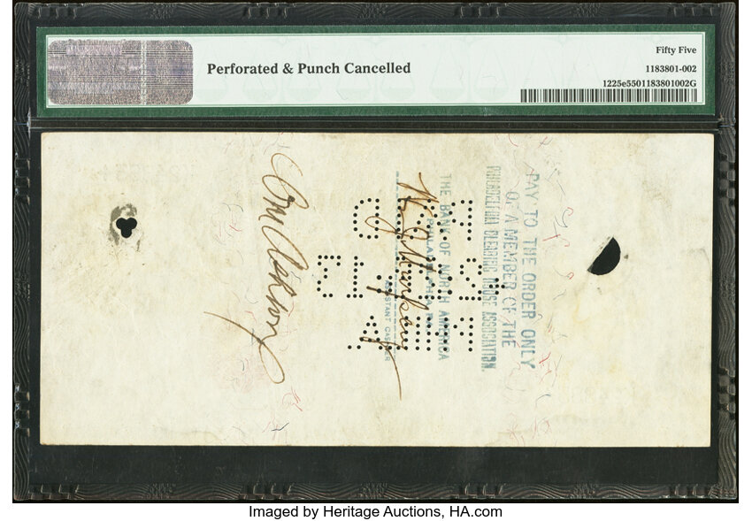 image for: Fr. 1225e $10,000 1900 Gold Certificate PMG About Uncirculated 55....