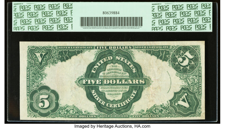 image for: Fr. 267 $5 1891 Silver Certificate PCGS Extremely Fine 40PPQ....