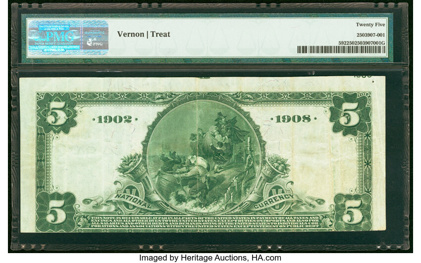 image for: Norwood, MA - $5 1902 Date Back Fr. 592 The Norwood National Bank Ch. # (N)8474 PMG Very Fine 25....