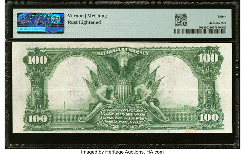 image for: Seattle, WA - $100 1902 Plain Back Fr. 701 The Seattle National Bank Ch. # 4229 PMG Very Fine 30....