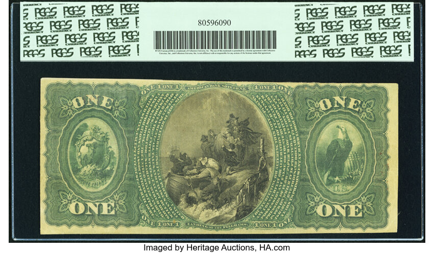 image for: Providence, RI - $1 Original Fr. 380a The American National Bank Ch. # 1472 PCGS Apparent Extremely Fine 40....