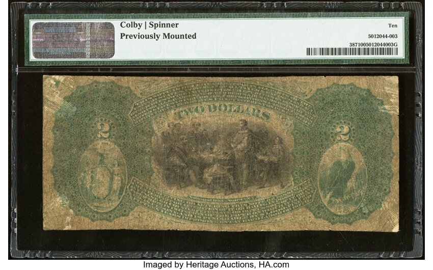 image for: Elmira, NY - $2 Original Fr. 387 The Chemung Canal National Bank Ch. # 811 PMG Very Good 10....