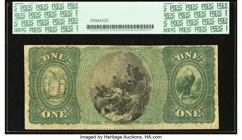 image for: Oneida, NY - $1 Original Fr. 380a The First National Bank Ch. # 519 PCGS Fine 15PPQ....