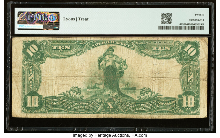image for: Escondido, CA - $10 1902 Plain Back Fr. 625 The Escondido National Bank Ch. # 8040 PMG Very Fine 20....