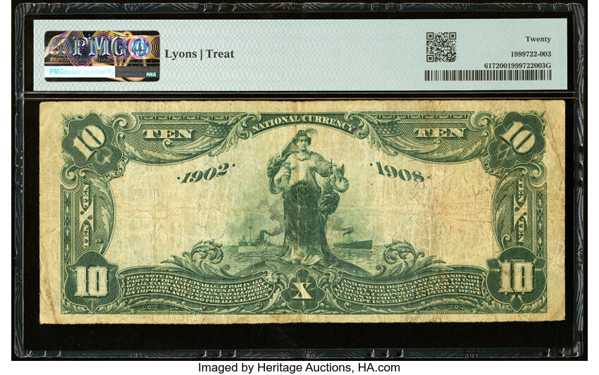 image for: Abilene, TX - $10 1902 Date Back Fr. 617 The Commercial National Bank Ch. # (S)7944 PMG Very Fine 20....