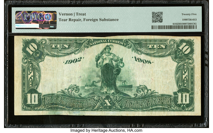 image for: Seminole, TX - $10 1902 Date Back Fr. 618 The Seminole National Bank Ch. # (S)8465 PMG Very Fine 25....