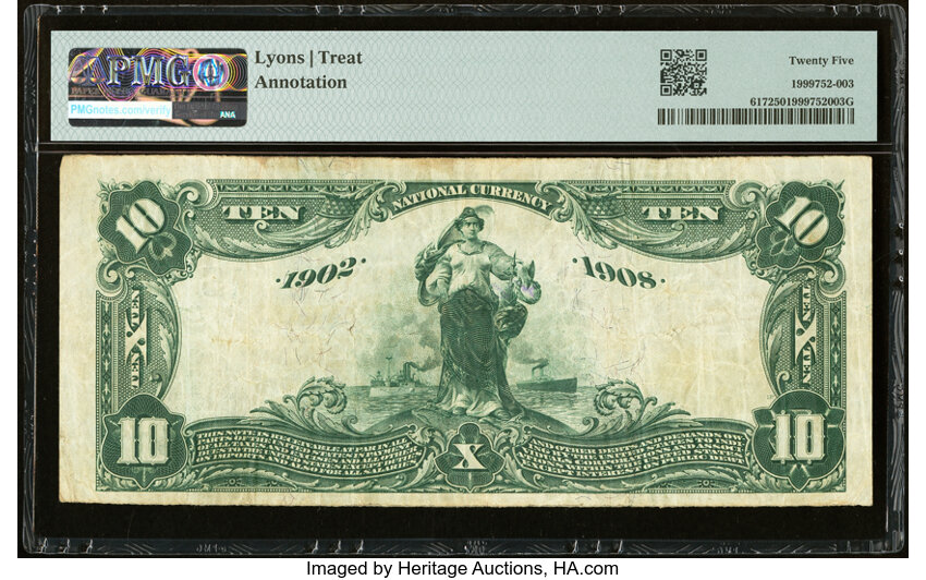 image for: Whitney, TX - $10 1902 Date Back Fr. 617 The Citizens National Bank Ch. # (S)7915 PMG Very Fine 25....