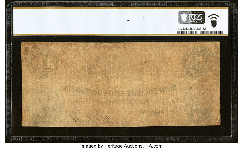 image for: T23 $10 1861 PCGS Banknote Choice VF 35....