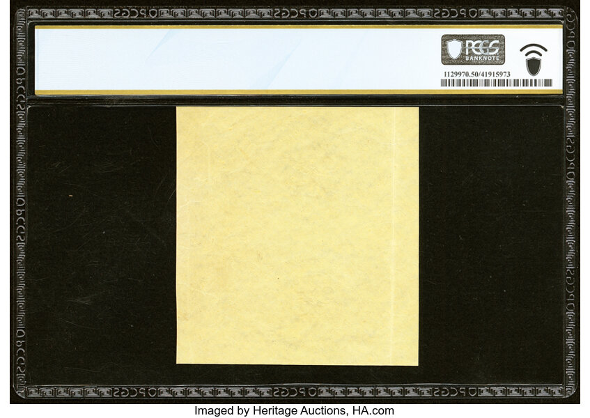 image for: Fr. 1282 Milton 1E25R.1 25¢ First Issue Essay Proof Back Uncut Pair PCGS Banknote About Unc 50 PPQ....