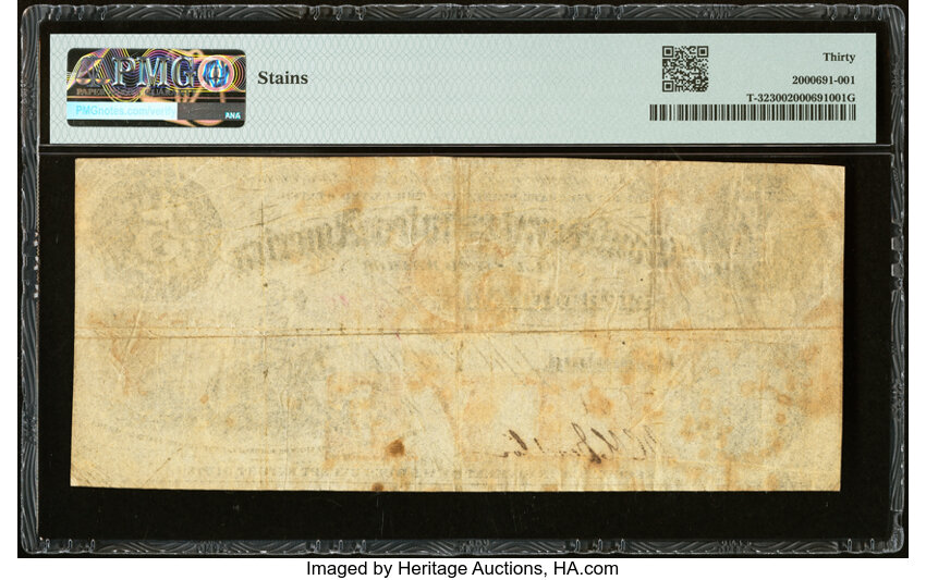 image for: T32 $5 1861 PF-1 Cr. 246 PMG Very Fine 30....