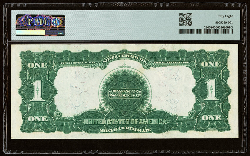 image for: Fr. 230 $1 1899 Silver Certificate PMG Choice About Unc 58....