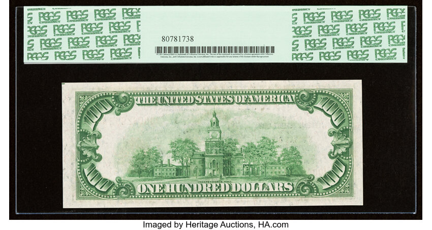 image for: Fr. 1890-J $100 1929 Federal Reserve Bank Note. PCGS Very Choice New 64....