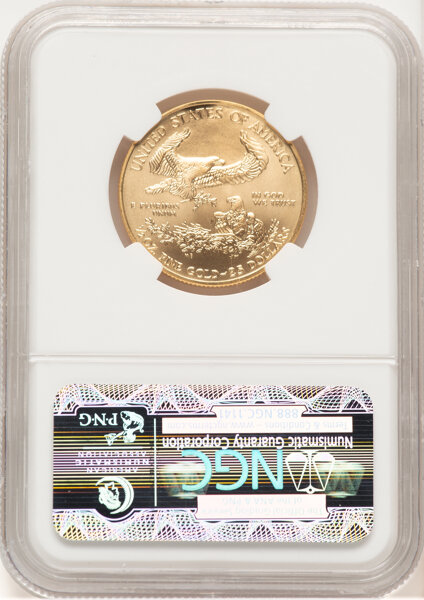 image for: 2010 $25 Half-Ounce Gold Eagle, MS70 NGC....