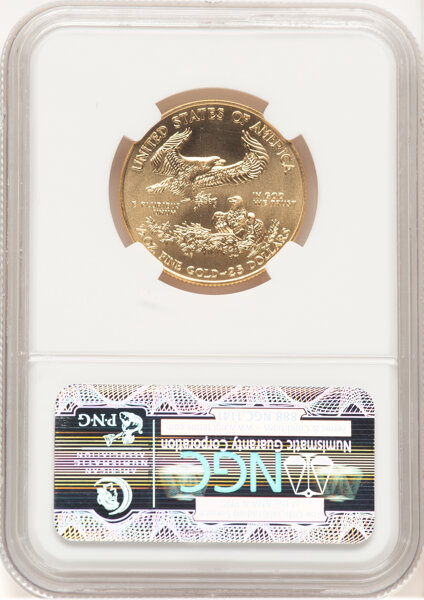 image for: 2010 $25 Half-Ounce Gold Eagle, MS70 NGC....