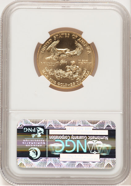 image for: 2010 $25 Half-Ounce Gold Eagle, MS70 NGC....