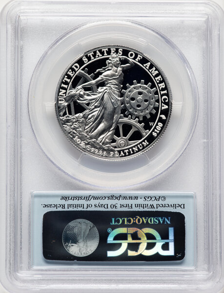 image for: 2013-W $100 One-Ounce Platinum Eagle, First Strike PR70 Deep Cameo PCGS....
