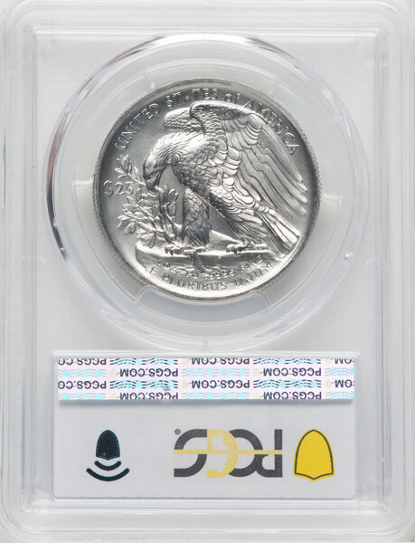 image for: 2021 $25 Palladium Eagle MS70 PCGS. PCGS Population: (42)....