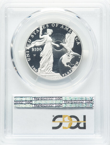 image for: 2015-W $100 One-Ounce Platinum Eagle PR70 Deep Cameo PCGS. PCGS Population: (70)....