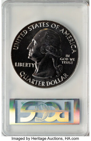 image for: 2010 25C Grand Canyon Five Ounce Silver First Strike MS68 Deep Mirror Prooflike PCGS.  ...