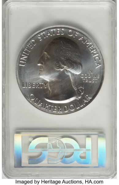 image for: 2013 25C White Mountain NP Five-Ounce Silver, First Strike, Mercanti Signature MS69 PCGS.  ...