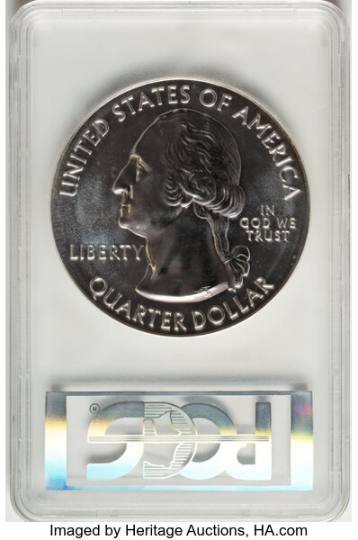 image for: 2011 25C Glacier National Park Five Ounce Silver, First Strike, Mercanti Signature, MS69 Deep Mirror Prooflike PCGS....