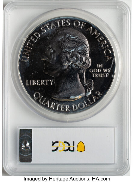 image for: 2018 25C Voyageurs National Park Five-Ounce Silver MS69 Deep Mirror Prooflike PCGS. PCGS Population: (6/0)....